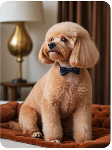 Poodle Anime Character - Elegant Aristocrat