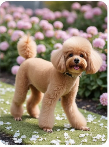 Poodle Anime Character - Wise Sage