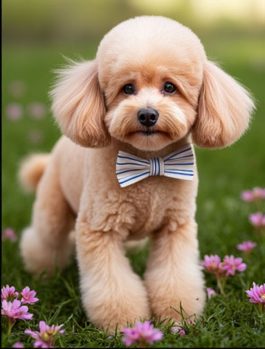Poodle Anime Character - Noble Guardian